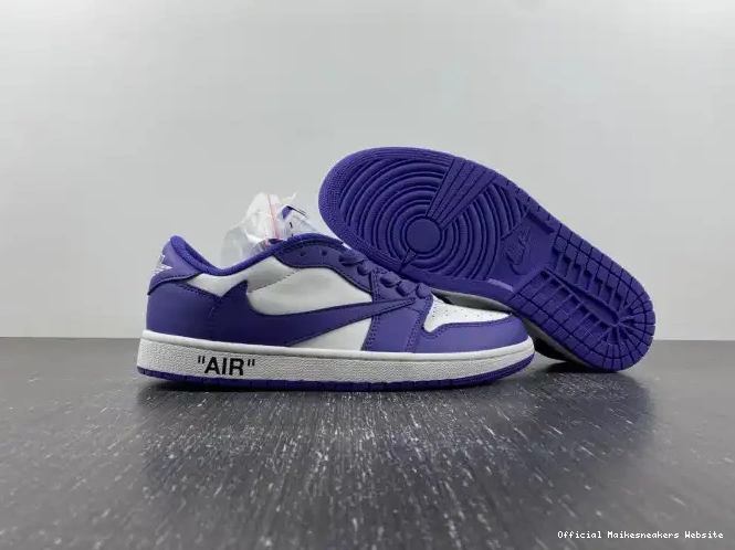 Official Maikesneakers 1 AIR JORDAN TRAVIS CUSTOM X X SCOTT OFF-WHITE DM7890-386 0512